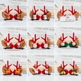 thumbnail image 5 of D-GROEE 1 Pair Deer Antlers Hair Barrettes for Women Girls Thick Thin Hair No Slip Reindeer Ears Hair Clip Christmas Hairpin Hair Clips for Women Elk Antler Clip Sven Antlers Hair Pins, 5 of 8