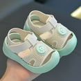 thumbnail image 2 of Otqutp Toddler Boys Girls Soft-Soled Sandals Breathable Closed Toe Mesh Sneakers for Toddler Boys Girls Non-Slip Summer Shoes, 2 of 6