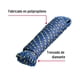 thumbnail image 2 of Piola de Polipropileno trenzada, multicolor, 5mm x 15m Fiero PIO-515, 2 of 2