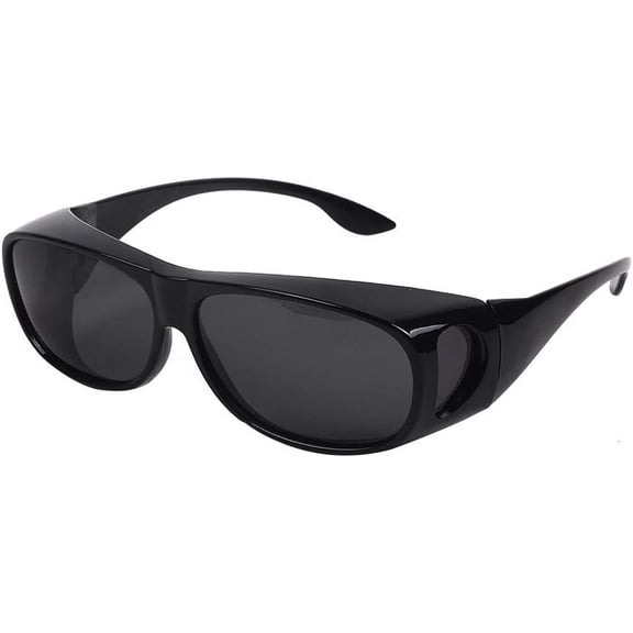 Night Day Driving Wrap Around Prescription Glasses Anti Glare Sunglasses with Polarized Lens for Man and Women
