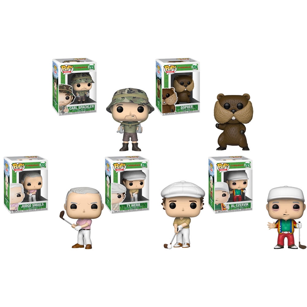 Funko POP! Movies Caddyshack Vinyl Figures SET OF 5 (Carl, Gopher