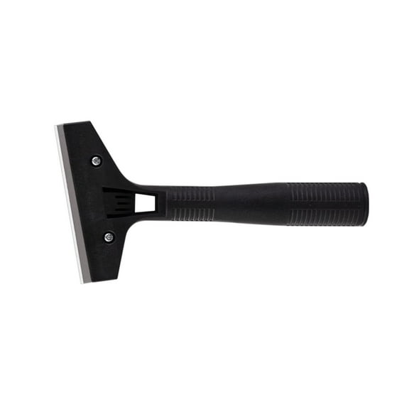 Tile & Grout Cleaning Scraper Tool | 20x10cm Stainless Steel Blade | Multi-Surface Scraper for Floors, Glass & Walls | Ergonomic Non-Slip Handle | Home & Decoration Cleaning Tool