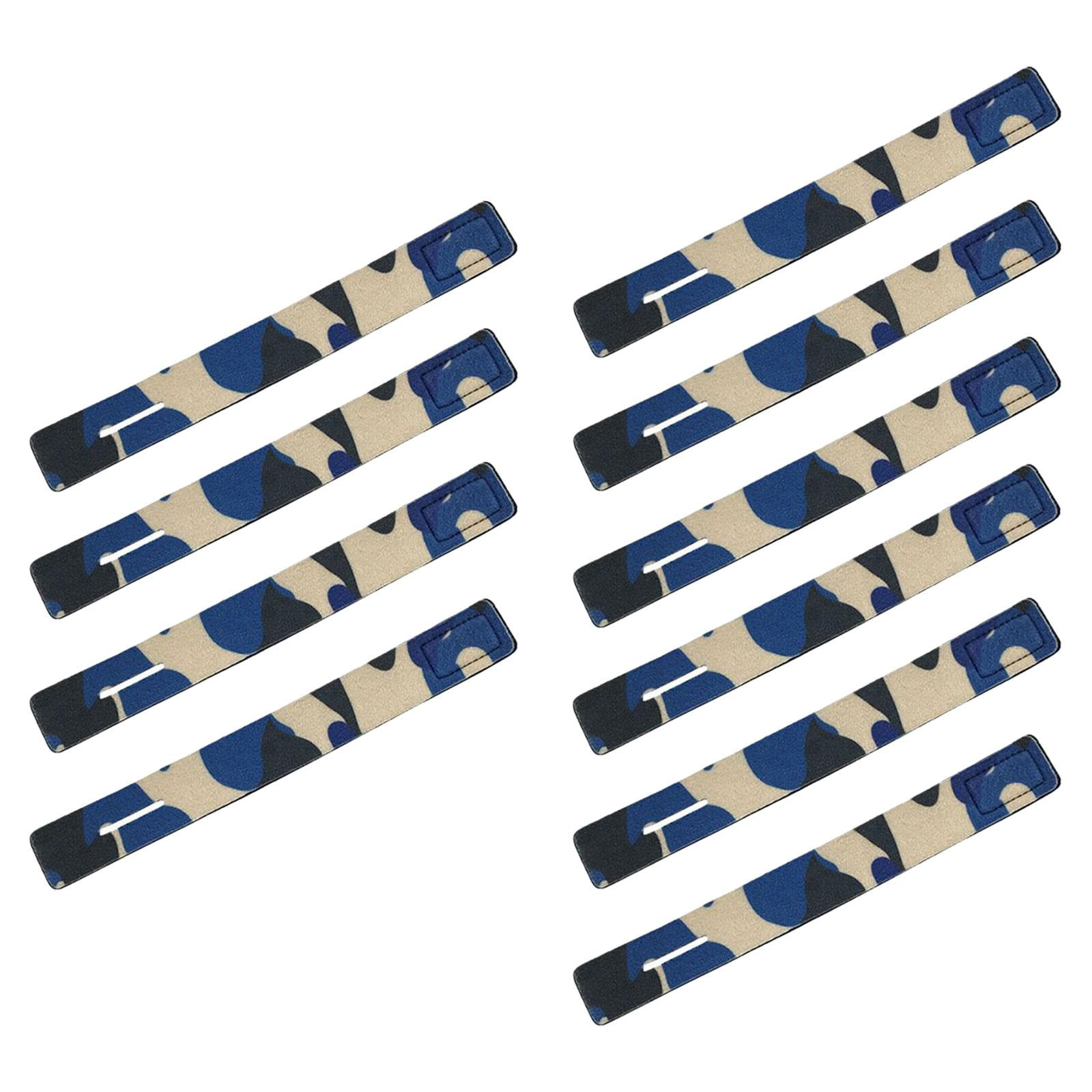 Yunhgft 10 X Fishing Rod Holders Fishing Rod Ties Fishing Rod Straps for Casting Rods Camo