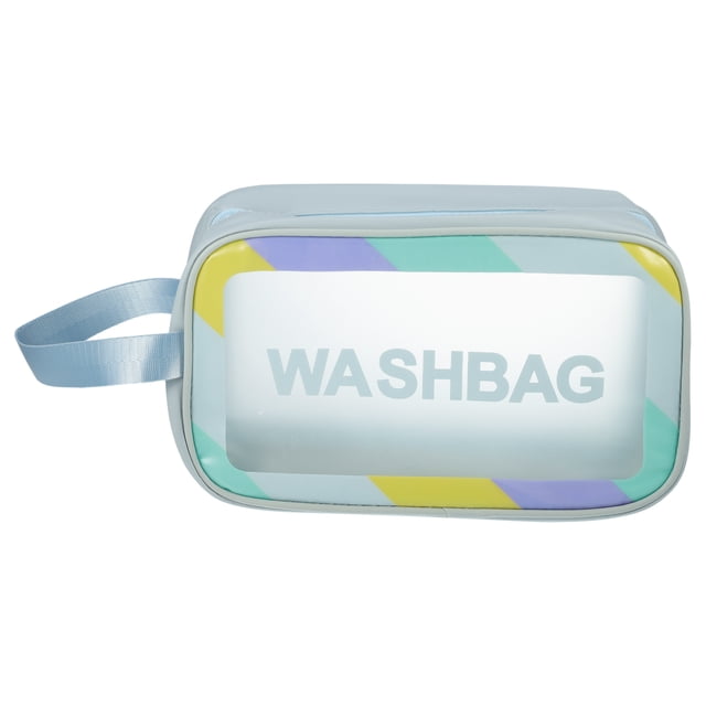 1 Pc Bolsa de Cosméticos Clara y Conveniente para Mujeres para Vacaciones, Camping y Viajes de Negocios Azul-S