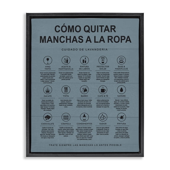Stupell Industries Industrial Black Floating Frame Canvas Art, 17 x 21, by Lettered and Lined