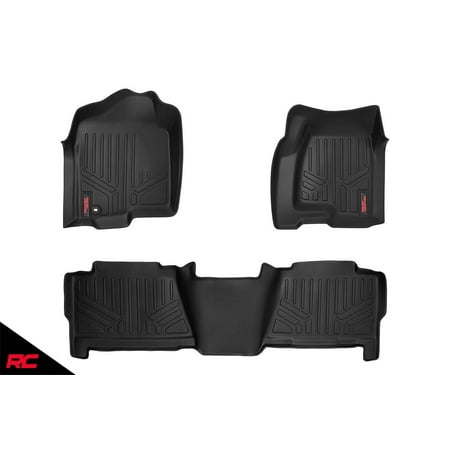 Rough Country Floor Liners Compatible W 1999 2006 Chevy Silverado