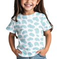 thumbnail image 2 of Coerni Kids Cow Print Shirt Boys & Girls Breathable Crewneck Short Sleeve Tees Colorful Cow Print Tops Casual Versatile Summer Outfit, 2 of 8
