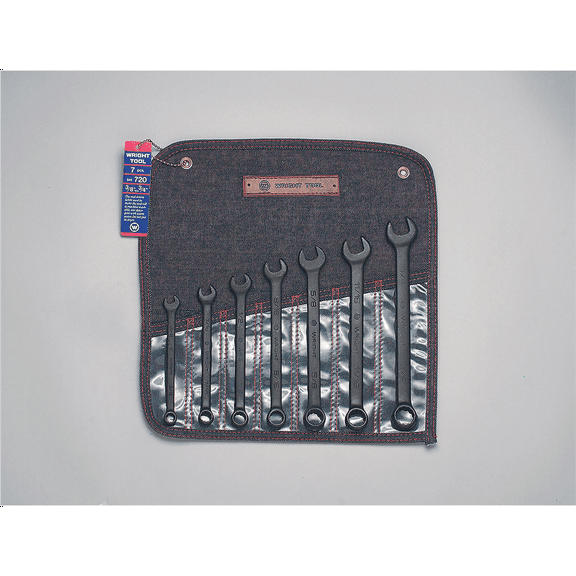 Wright Tool Wrench Set 12Pt Blk Comb 7Pc