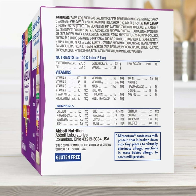 Similac Alimentum With 2'-FL HMO, Ready-to-Feed Baby Formula, 2-fl