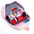 thumbnail image 2 of Bolsa de almuerzo, juego de lápices, bolso para niñas, conjunto informal para adolescentes y niños (colorido), rosa, 3 piezas, 2 of 5