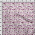 thumbnail image 4 of oneOone Cotton Jersey Fuschia Pink Fabric Florals Sewing Fabric By The Yard Printed Diy Clothing Sewing Supplies 58 Inch Wide, 4 of 4