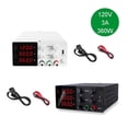 thumbnail image 2 of Adjustable 120V 3A DC Power Supply USB LED Digital Lab Bench Power Source Stabilized Power Supply Voltage Regulator Switch ,Voltage Consistency, 2 of 8
