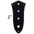 thumbnail image 2 of Placa de control de guitarra dorada de 4 orificios para piezas de repuesto de Negro Sunnimix Placa de control de bajos, 2 of 7