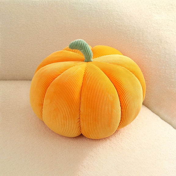 LOLIPPYY Pumpkin Throw Pillow, Soft Plush Decorative Cushion for Sofa, Bed, Living Room Fall Home Decor
