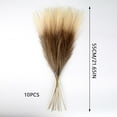 thumbnail image 3 of Surpdew 22'' 10 Pcs Faux Pampas Grass Tall Decor Large Artificial Pampas Grass Fluffy For Floor Vase Fillers Pompous Grass Boho Home Wedding Farmhouse Flower Arrangement Decoration Brown 10Pcs, 3 of 7