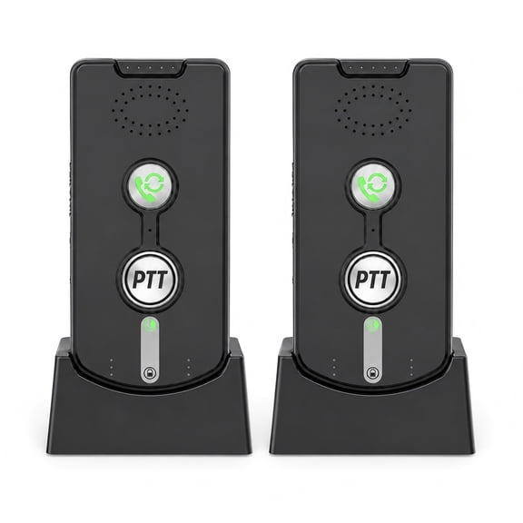 Wireless Intercom System for Home 2 Pack, 3280ft Long Range Voice Activated, Easy Setup Portable Bidirectional Interphone for Elderly Room Communication