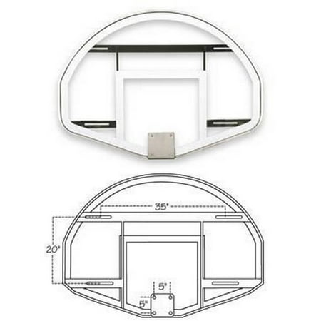 First Team Gymnasium Glass Basketball Backboard - FT233