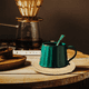 thumbnail image 3 of Posavasos para bebidas, posavasos para mesa de café, se adaptan a todo tipo de tazas, mesa de madera, posavasos rústicos de granja son perfectos para decoración del hogar, regalo de inauguración de, 3 of 5