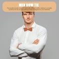 thumbnail image 6 of unbranded  Men's Wooden Bow Ties Handmade Business Portable Bridegroom Man, 6 of 8