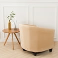 thumbnail image 4 of Skksst 2-Pieces Jacquard Tub Chair Cover Slipcover Club Armchair Sofa Protector Furniture Protector, 4 of 7