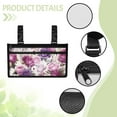 thumbnail image 5 of Jiueut Colorful Rose Wheelchair Side Organizer Storage Bag Armrest Pouch Electric Wheelchair Bags to Hang on Side for Women Removable Power Wheelchair Side Bag Armrest Pouch, 5 of 7