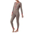 thumbnail image 2 of Fruit of the Loom Women's and Women's Plus Long Underwear Waffle Thermal Union Suit, 2 of 13