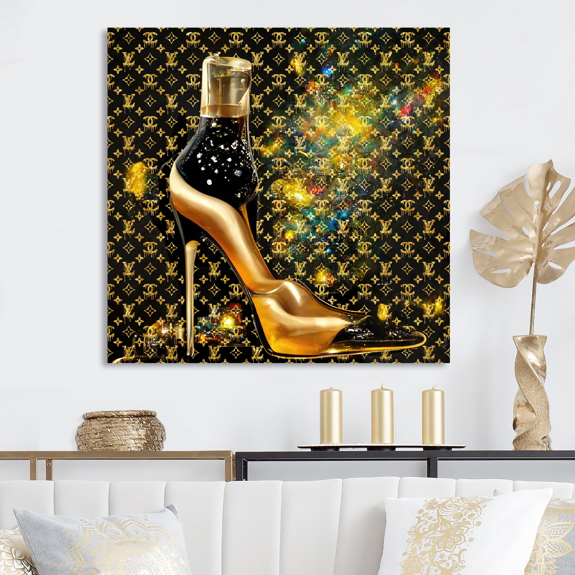 Designart Luxurious Stilettos VII Canvas Wall Art
