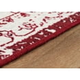 thumbnail image 3 of Woven Trends Contemporary and Traditional Area Rug, 048 Vintage Medallion, Extremely Durable and Stain Resistant, Stylish with Non-Skid Rubber Backing (Burgundy, 2' x 7' RunnerRug), 3 of 5