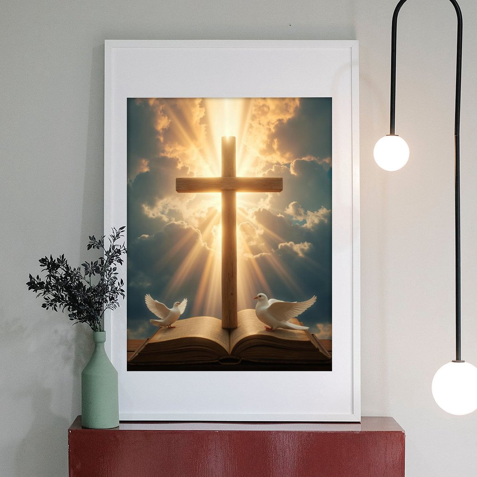 Diamond Art Kits for Adults - 5d Sunlit Cross With S And Diamond Painting for Adults, Diamond Art for Adults Beginners, Diamond Painting Kits for Adults for Home Wall Decor