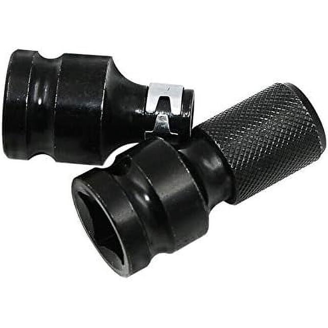 Socket Adapter Set, Convert Your Power Impact Wrench Into A Drill Or Driver, High Quality Material Ensures Maximum Strength And Durability, 2PCS