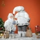 thumbnail image 3 of KG Navidad listo para enviar Papa Noel Pere Noel 30CM 45CM 60CM muñeco de Papá Noel de Navidad blanco estatuilla de Papá Noel de pie, 3 of 4