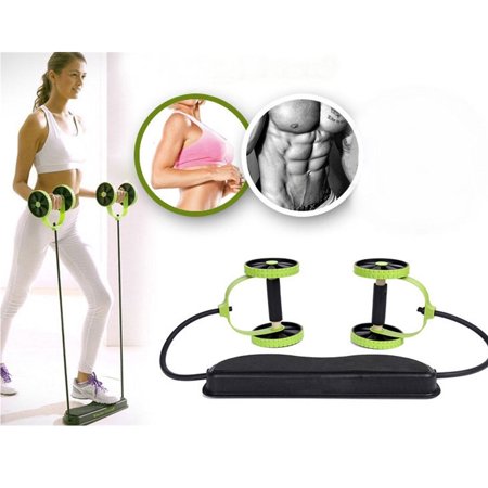 Gym Abdominal Abs Roller Waist Wheel Handle Workout Machine Fitness