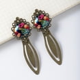 thumbnail image 4 of Peacock Copper-Colored Lace Book Markers - Set of 2 Stainless Steel Bookmarks for Readers and Book Lovers, 4 of 5