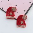 thumbnail image 1 of 20 unids/lote árbol de Navidad sombrero campana diamantes de imitación nieve apliques para ropa DIY zapatos sombreros pinzas para el pelo parches decorativos, 1 of 4