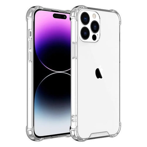 iPhone 14 Pro Étui, Étui Antichoc, Armure Hybride Transparente Rigide, Étui/étui iPhone 14 Pro Clair