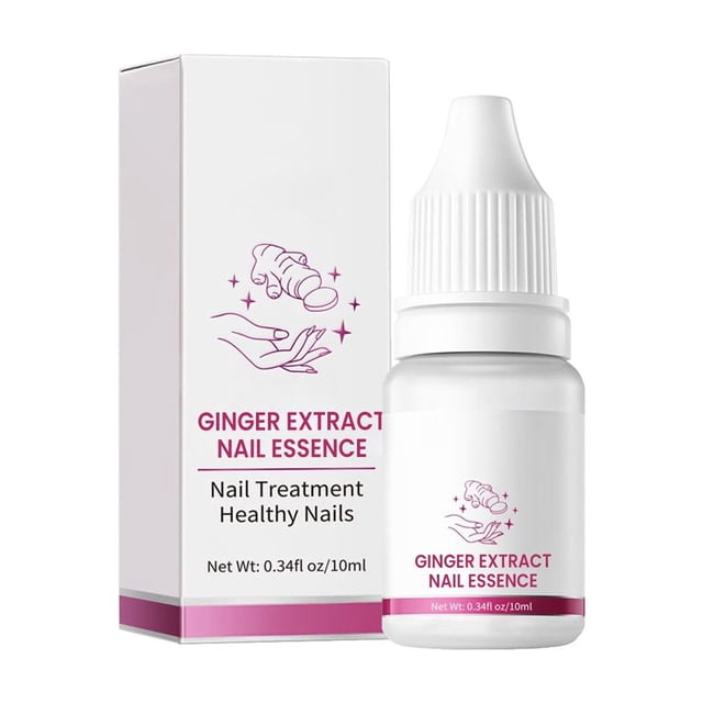 Suero de jengibre para uñas, hidratante y exfoliante, 10 ml