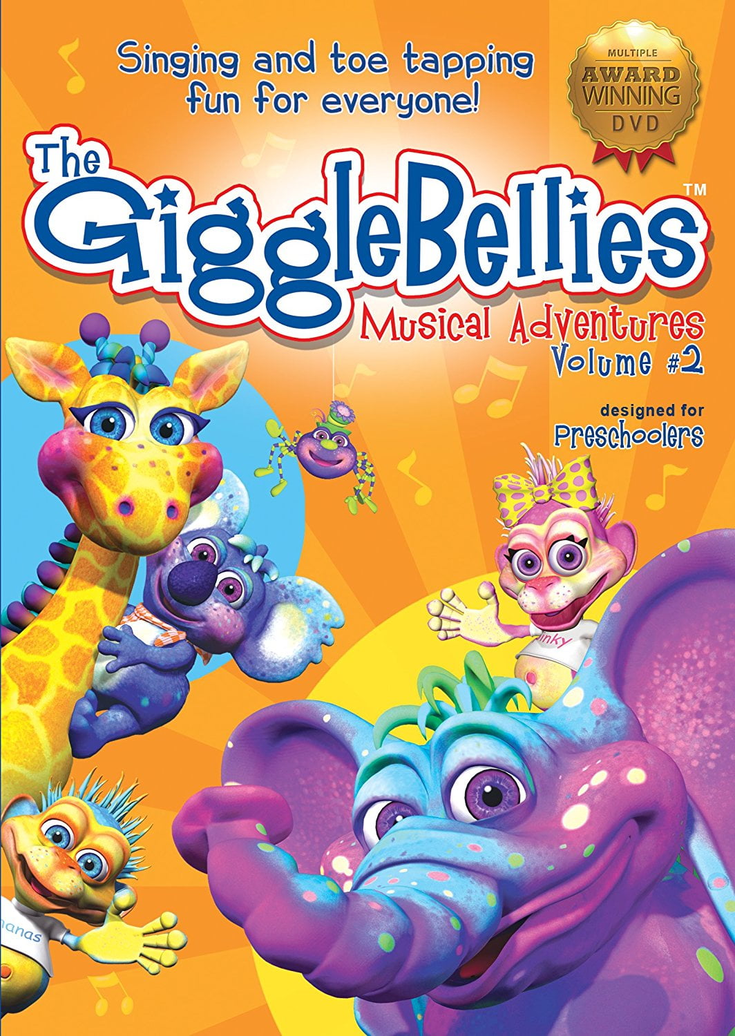 the gigglebellies musical adventures dvd volume 2