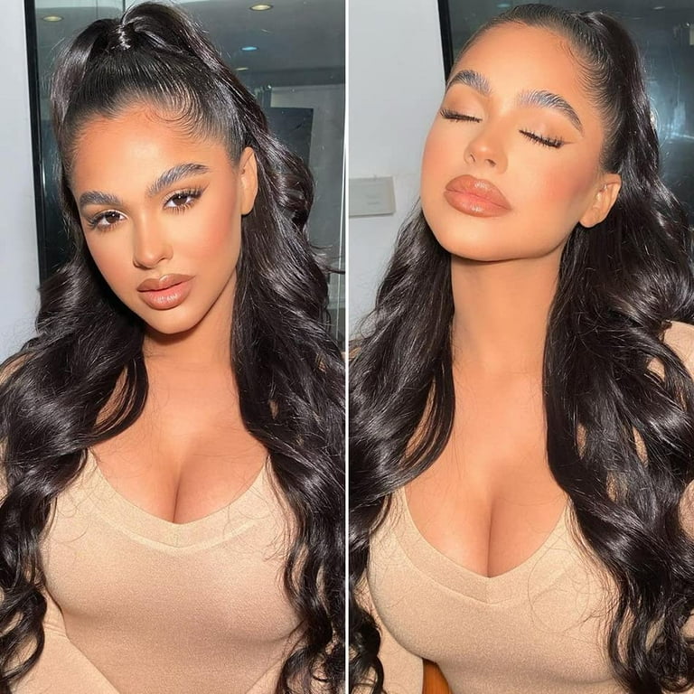 13 x 4 Lace Frontal Closure Body Wave HD Lace Frontals With Bangs