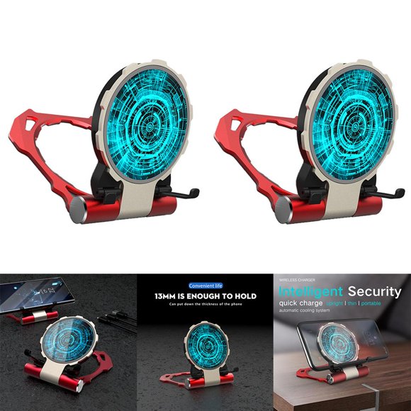 Soporte de carga inalámbrica Hugo 2 Piezas 7.5W 10W carga Rápida