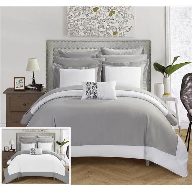 Chic Home Cs0517 Us Charlene Modern Two Tone Reversible Hotel
