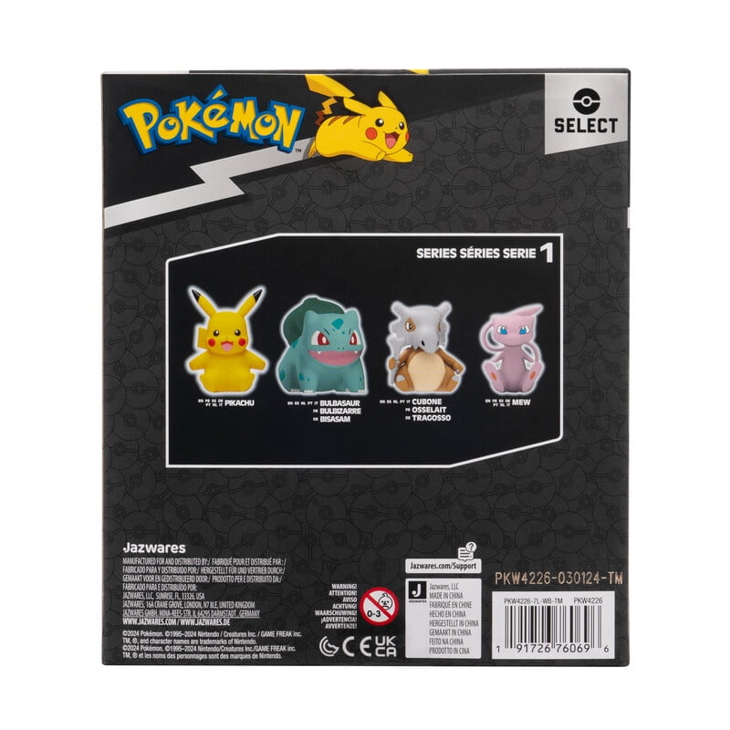 Pokemon Bulbasaur Select High-Quality Collectible Vinyl Figure - 4-Inch