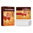 thumbnail image 1 of Dvkptbk Plastic foot warmers Toe Warmers with Adhesive Toe Warmers Adhesive Long Lasting Safe Natural Odorless Activated Warmers Up To 8 Hours of Heat Heated Insoles, 1 of 1