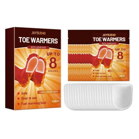 Pompotops Beauty Products Clearance,Women Beauty Gifts,Toe Warmers with Adhesive Toe Warmers Adhesive Long Lasting Safe Natural Odorless Activated Warmers Up To 8 Hours of Heat Heated Insoles