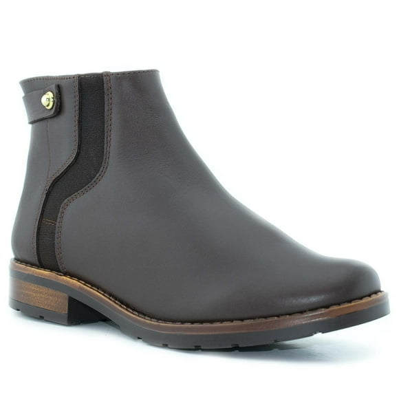 BOTIN CASUAL CON ELASTICO DAMA PIEL CAFÉ GIUSTO 15104 cafe 26 GIUSTO JONI 15104 CAFÉ