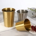 thumbnail image 3 of Uxcell 2 Pcs Stainless Steel Cups, 7oz/200ml Metal Cups Double Wall Tumbler Insulated Portable Stackable Drinking Tumblers for Home Restaurant Outdoor Travel Camping, Silver, 3 of 7