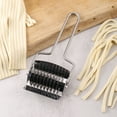 thumbnail image 4 of Stainless Steel Manual Garlic & Scallion Chopper with Adjustable Blade Multi-Functional Vegetable Cutting Tool Noodle Slicer Kitchen Gadget Easy to Clean Portable Handheld Chopping, 4 of 9