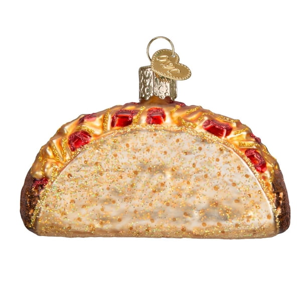 Vidrio soplado para árbol con adornos navideños del Viejo Mundo para tacos