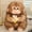 Brown, variant on Yellow 30Cm Soft Simulation Monkey Plush Toy Eating Banana Yellow Stuffed Animal For Kids Pranks