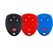 3x New KeyFob Remote Silicone Cover Fit/For Select GM Vehicles.