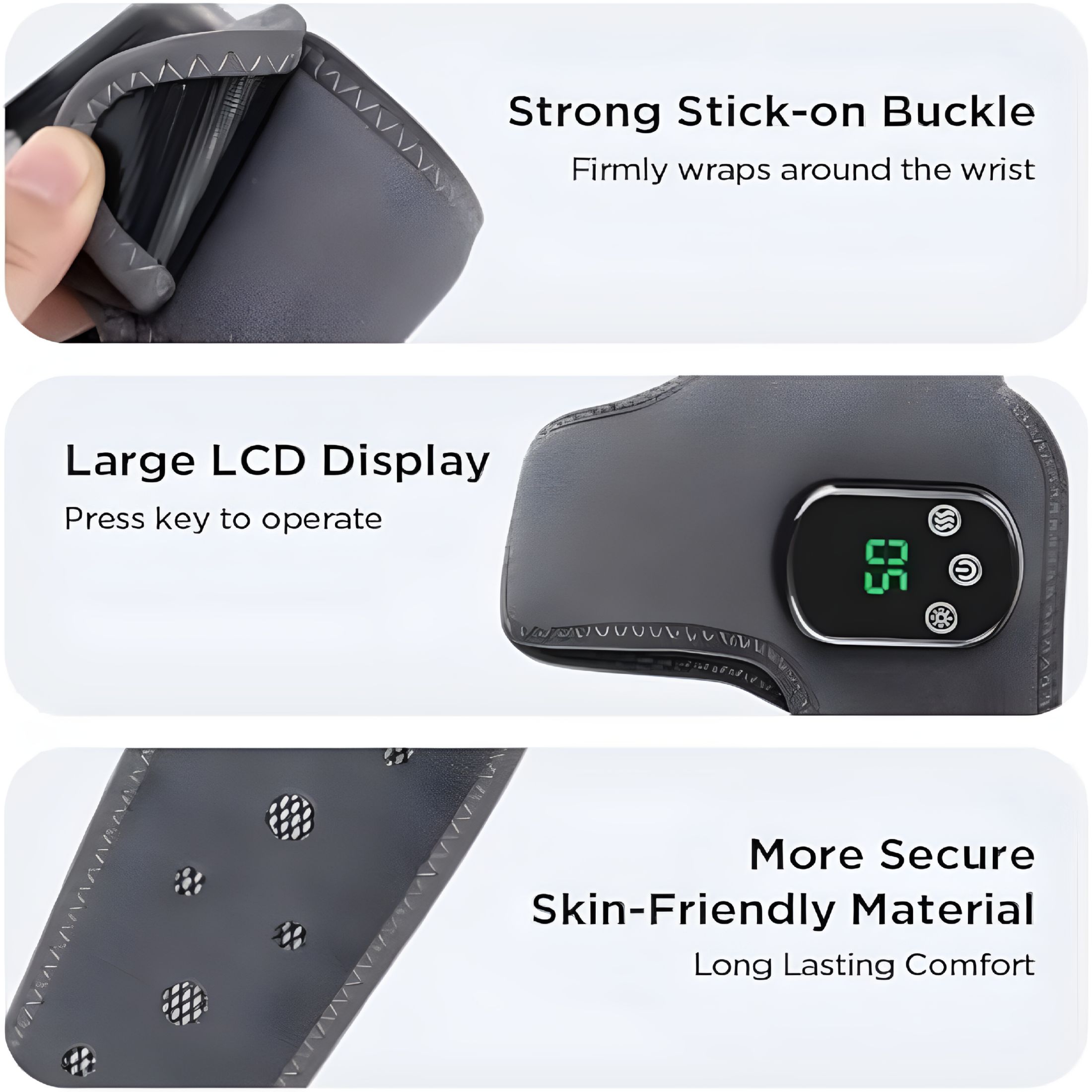 Foot Massager for Neuropathy,Upgraded Rechargeable Foot Renew Triple Method Massager with 3-Speed Vibration & 5-Temperature Settings